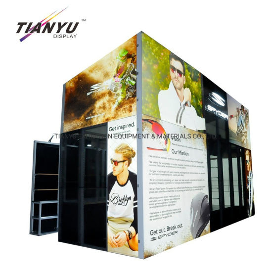 10FT Tecido parede de alumínio Exhibition Booth material China Exhibition Booth design