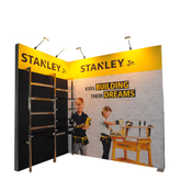 2019 Novos produtos entrega rápida instalação fácil Publicidade Tecido Tension exibição Trade Show Booth 20X20