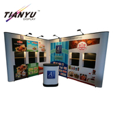 Pop up Trade Show Displays Tecido bandeira Booth Venda