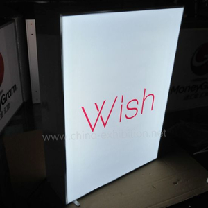 China Novo Produto Inovador sinal luminoso Personalizado Publicidade caixa de luz