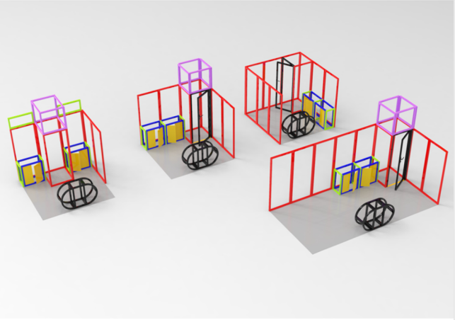 O que é um estande modular?