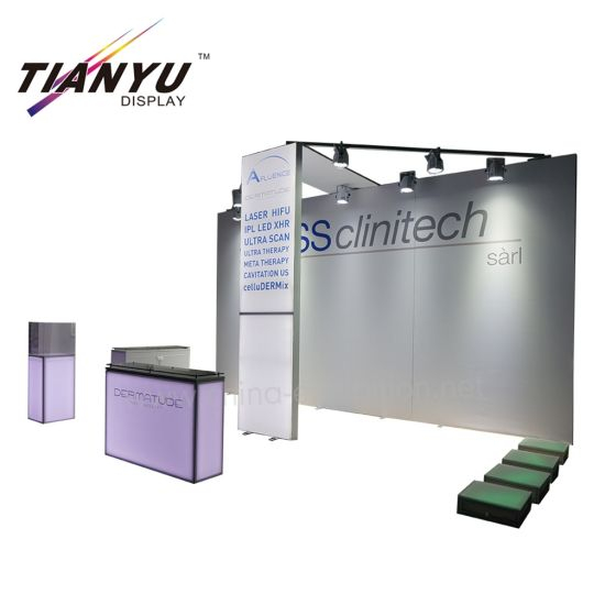 China fabricante de tecido Fair Anúncio simples 20FT Exhibition Booth suporte