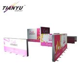 Olhos forma personalizada Travando Exhibition Booth Design for Trade Show