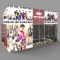 4x8m Stands Feiras Easy to Assemble portátil modular personalizado Exhibition Booth design