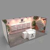 De fornecimento 3X6 Instalação Hot Selling Moda Modular Exhibition Booth exibição