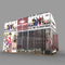 4x8m Stands Feiras Easy to Assemble portátil modular personalizado Exhibition Booth design