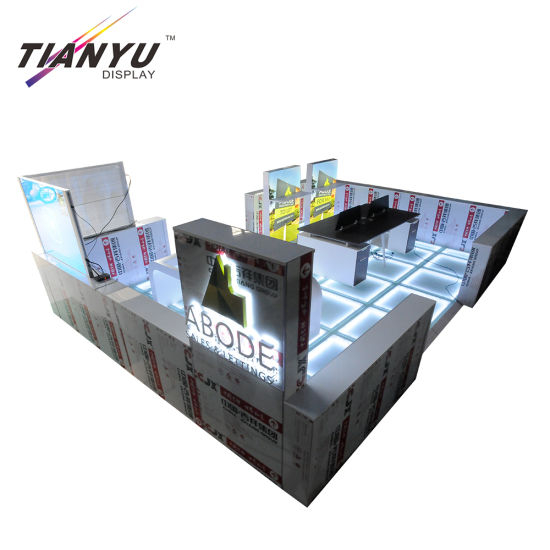 Chinese Publicidade Fabricante personalizado design modular de alumínio Trade Show Booth