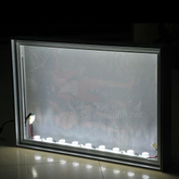 Perfis de Alumínio LED Light Imagem de Exibição Seg Quadro Single-Sided Frameless Tecido Light Box