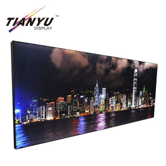 100 milímetros personalizado perfil de alumínio LED backlit Seg Frameless Tecido Light Box