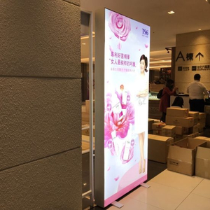 Quadro Chain-Less loja Decoração Atacado Photo Booth Double Side loja de roupa LED caixa de luz