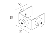 90 graus 3 vias conector