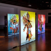 Jiangmen Publicidade Display LED Backlight alumínio Quadro chinês Beijing Opera de-luz