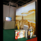 Factory Direct Venda Frameless Tecido Double Side alumínio Quadro Publicidade LED Light Box Booth