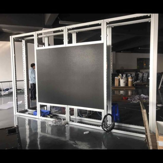 Full Color P2.81 ​​interior Display LED Stage Fundo tela grande