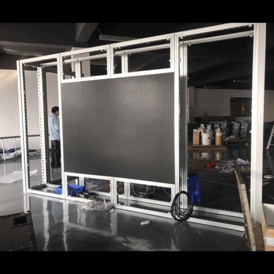 Full Color P2.81 ​​interior Display LED Stage Fundo tela grande